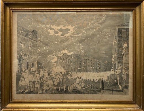 Antiker kupferstich england - antiker,