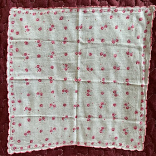 Taschentuch rote spitze - taschentuch,