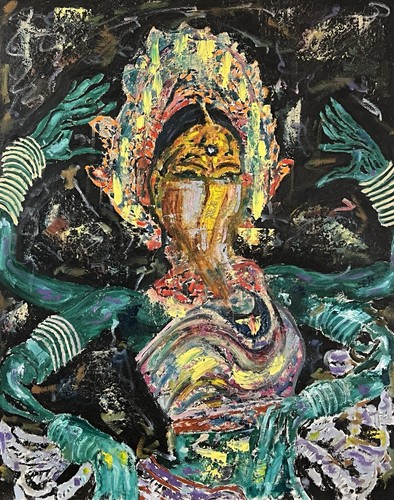Original ölgemälde shiva - Ölgemälde,
