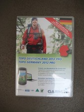 Original Garmin TOPO Deutschland Freizeit Wanderkarte 2012 PRO microSD-Karte DVD