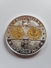 MEDAILLE "1200 Jahre Deutsche Münzgeschichte" PP 20 Gramm .999 Silber 