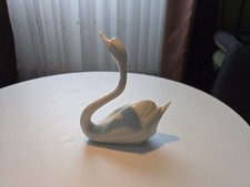 HEREND Porzelan "BLANC DE CHINE"  Schwan 5193, 14cm hoch