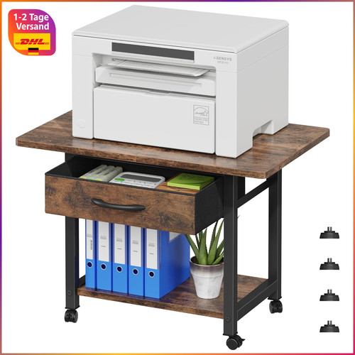 Druckertisch mit rollen - druckertisch,