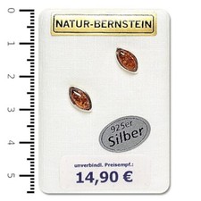 Natur Bernstein amber Ohrringe