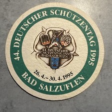 Bierdeckel Coaster Herforder Pils Deutscher Schützentag Bad Salzuflen   #1046#