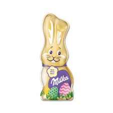 Milka Schmunzelhase aus weißer Schokolade Osterhasen Hohlfigur 90g