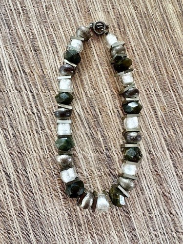 Kette mit labradorit - kette,