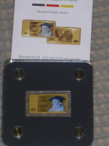Goldbarren banknote 100 - goldbarren,,