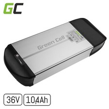 E-Bike Akku 36V 10,4Ah von GreenCell für Gepäckträger mit 250W Controllergehäuse