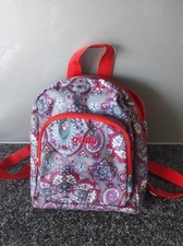 *Oilily* Kinderrucksack Rucksack Unisex ca. 5L grau/mehrfarbig Paisleymuster