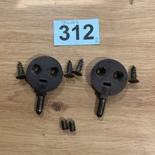  Nähmaschine Treddle Schrankteilemaschine / Bodenscharniere 2 Loch 2 Madenschrauben