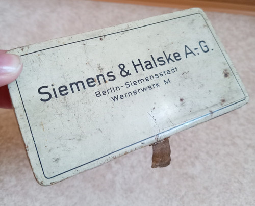 Alte blechdose werbung - blechdose,