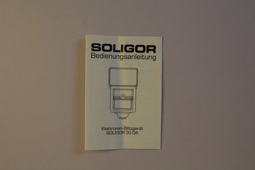 Soligor elektronen blitzgerät - soligor, elektronen-blitzgerät