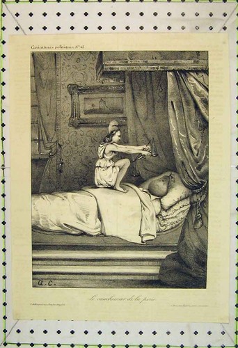 Original alter antiker - , druck