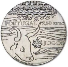 Euromünze Ochsenjoch Ethnografische Schätze 2014 - Portugal - Bankfrisch