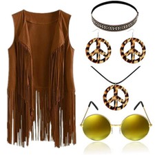 60er 70er Damen Hippie Jacke