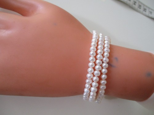 Reihiges perlen armband - perlen,