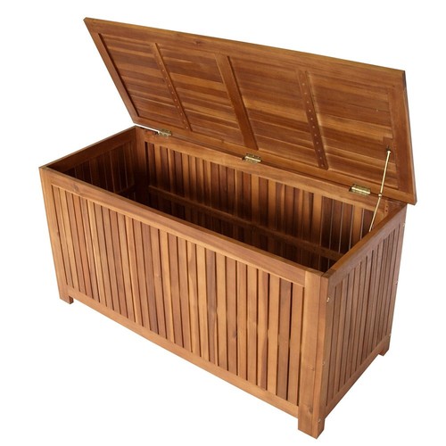 Auflagenbox 117x50cm akazie - auflagenbox,