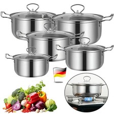 Edelstahl Induktion Topfset 10