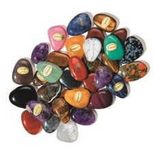 gebohrter Edelsteinanhänger Trommelstein  Stein Anhänger  Sternzeichen