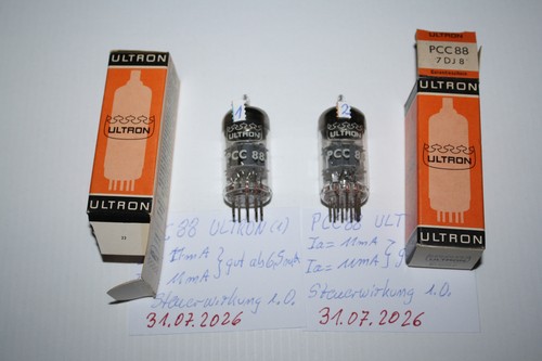 Matched pair pcc88 röhre - pair,