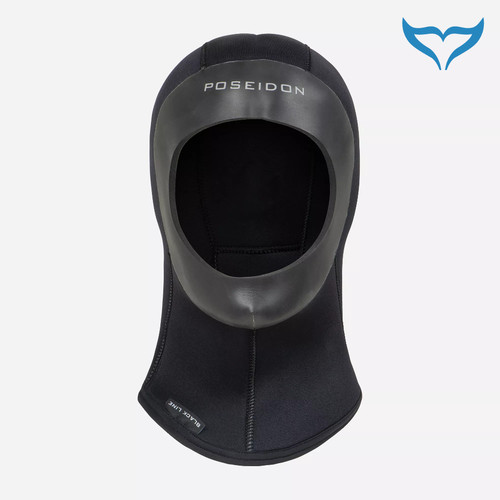 Poseidon kopfhaube black line - black,