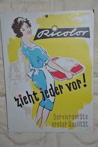 Altes reklameschild 50er - altes,