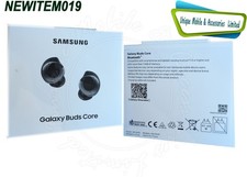 Schwarze Samsung Galaxy Buds Core Bluetooth Wireless Ohrhörer Brandneu Versiegelt