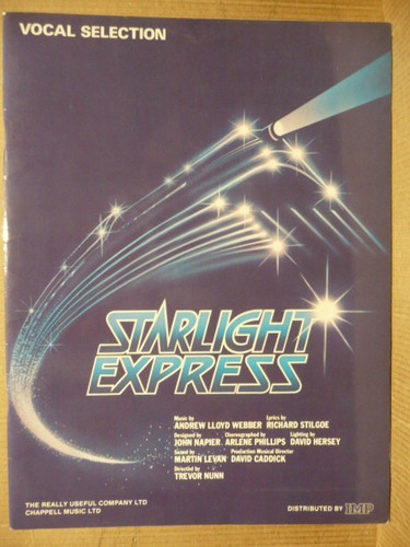 Musiknoten starlight express - starlight,