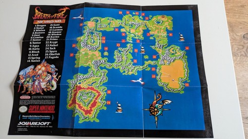 Breath fire snes world map - fire,