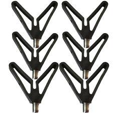6x Rutenauflage V für Angelruten Rutenhalter Rod Rest Pod Karpfen Rutenständer
