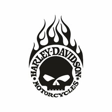 Motorrad Aufkleber Harley Davidson, Auto Sticker Harley Davidson, Harley Davidson