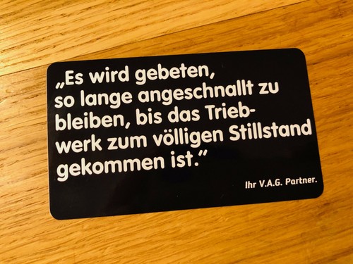 Vag wird gebeten aufkleber - es,