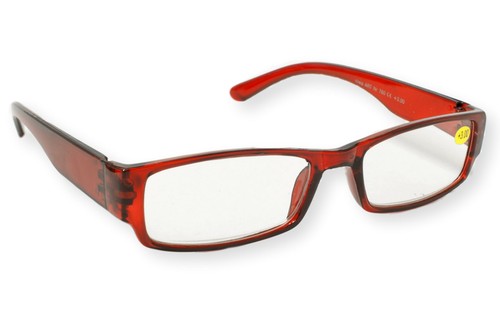 Lesebrille rot eckig breite