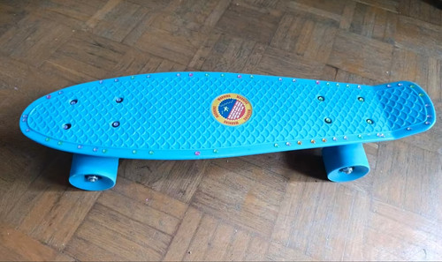 Kinder skateboard blau mini - skateboard,