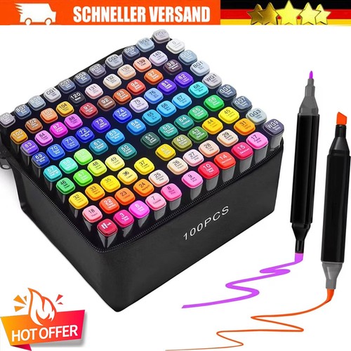 100farben marker set - 100farben,