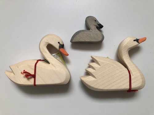 Ostheimer schwan kopf hoch - schwan, /