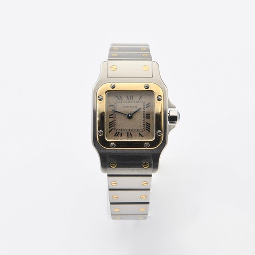 Cartier santos galbée quarz - cartier,