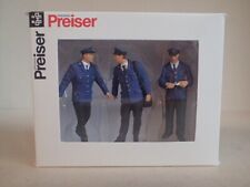 Preiser Bahnpersonal DB Uniform Kartenkontrolleur 63083 Spur 1 OVP 1:32 3 Fig