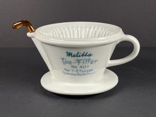 Melitta Filter 401 Teefilter Reichspatentent 1-6 Tassen mit original Glasstab