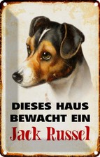 Blechschild 30x20 cm Hund