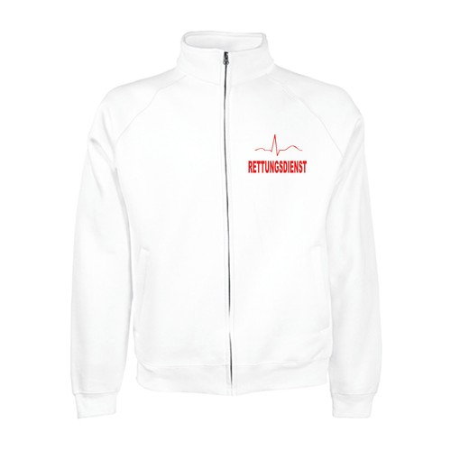 Sweatjacke rettungsdienst - sweatjacke,