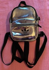 Adidas Mini Rucksack Glitzer Silber