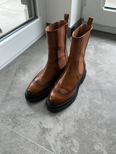 Santoni Boots Gr. 40 Leder