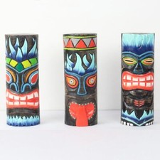 3er Set Tiki Maori Figuren