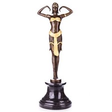 Bronzefigur Skulptur Tänzerin