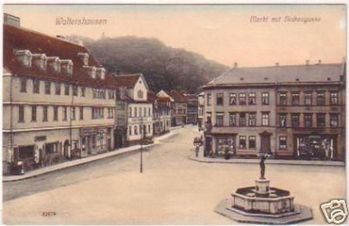 24033 waltershausen markt - ak,