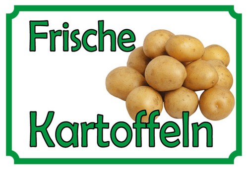 Blechschild 30 cm - x,