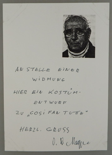 Autogramm opern bühnenbildner - opern,