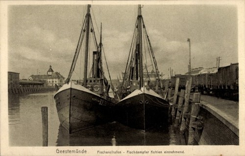 Geestemünde bremerhaven - ak,